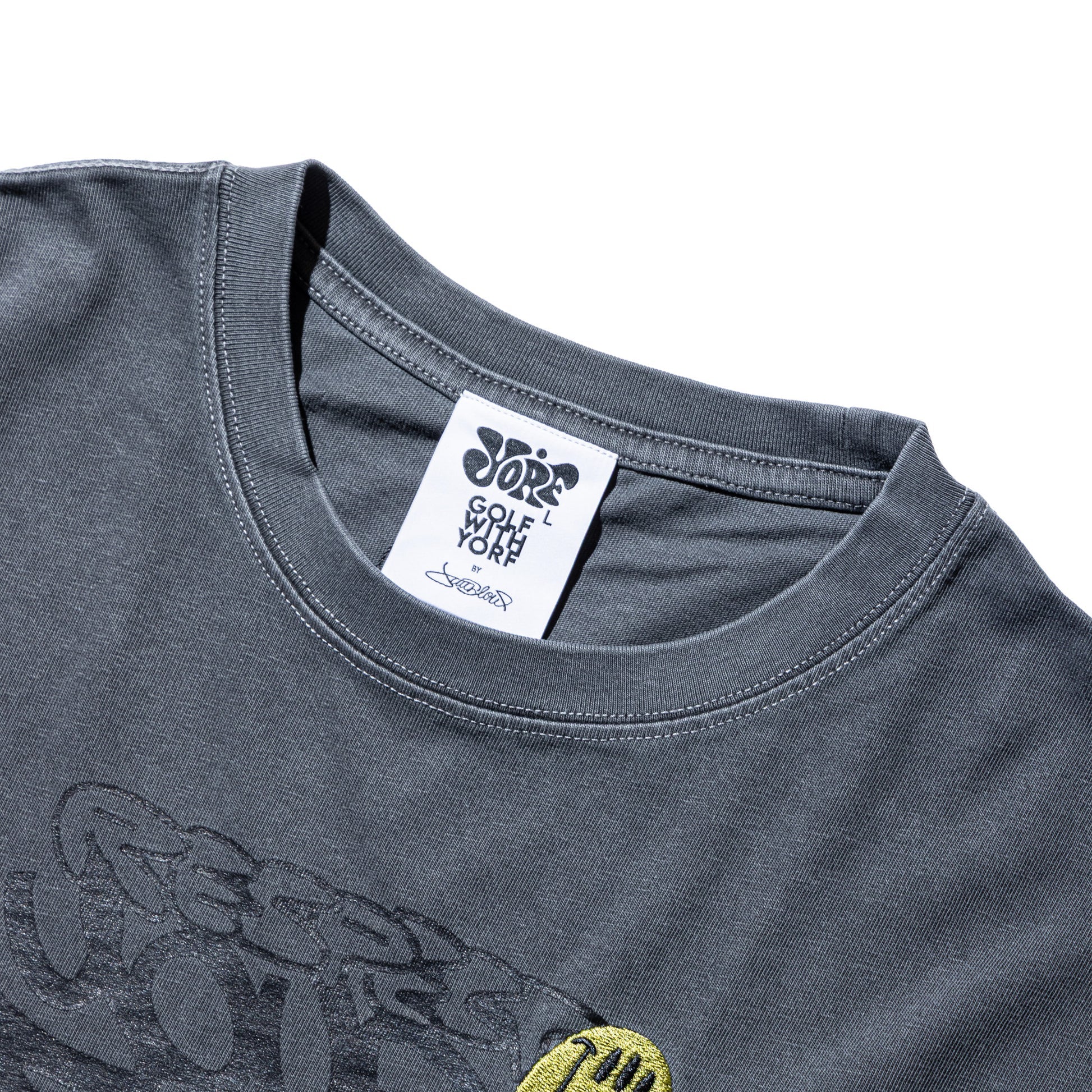 【YORF】ヴィンテージライク Tシャツ BLACK（ZZYRF-1086110303）