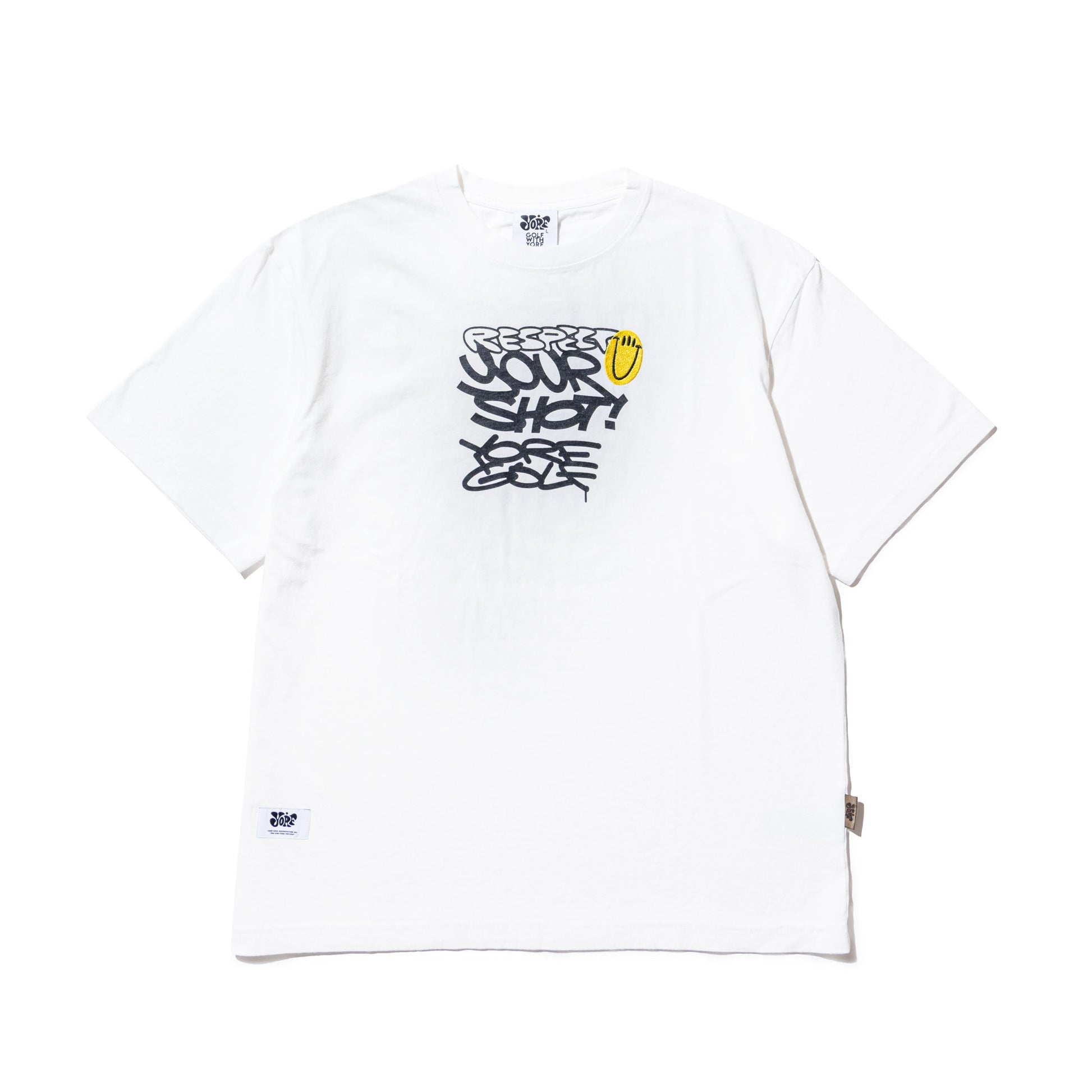 【YORF】ヴィンテージライク Tシャツ WHITE（ZZYRF-1086110303）