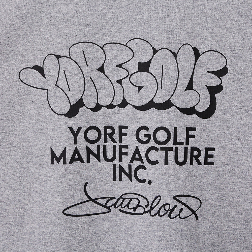 【YORF】HUMAN柄グラフィックカットソー Tシャツ GRAY（ZZYRF-1086110309）