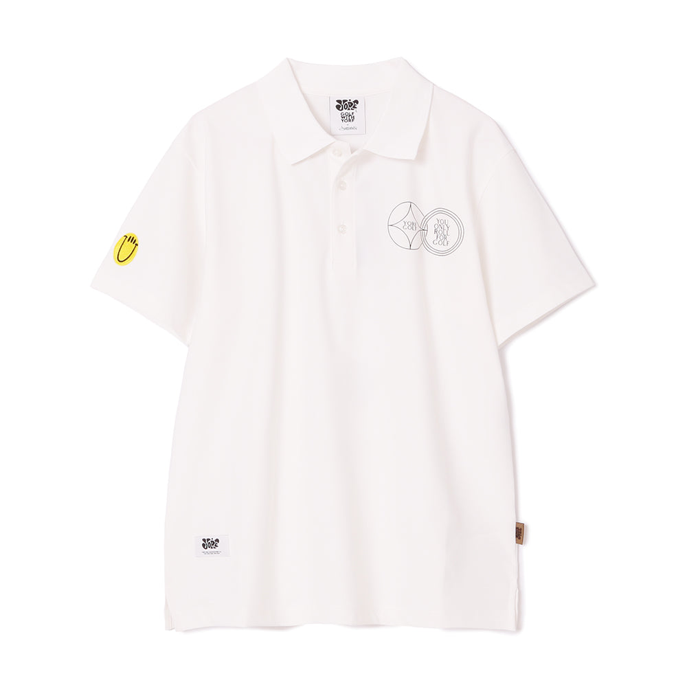 【YORF】YGCカノコ ポロシャツ WHITE（ZZYRF-1086120301）