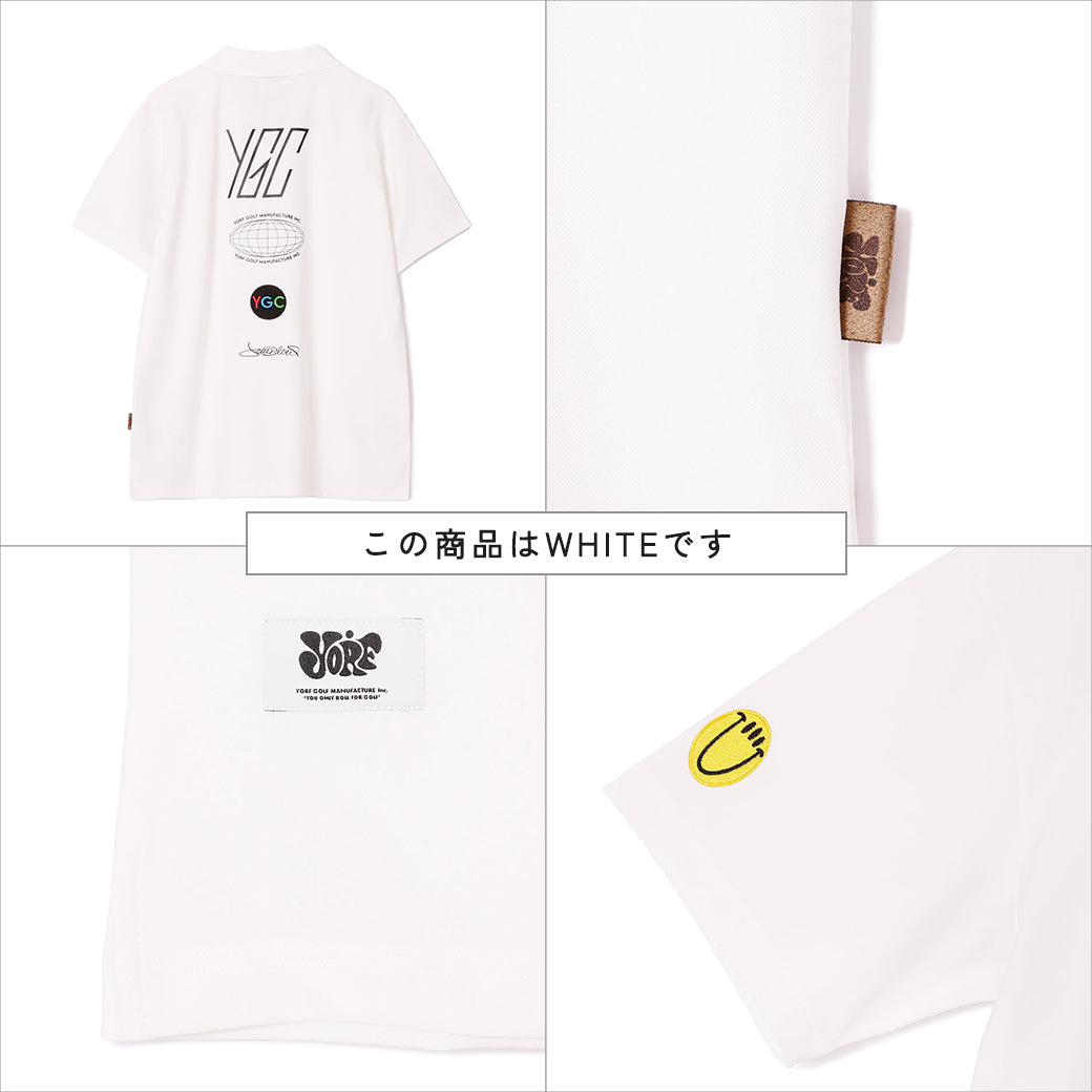【YORF】YGCカノコ ポロシャツ BLACK（ZZYRF-1086120301）