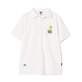 【YORF】YORFジャガード ポロシャツ WHITE（ZZYRF-1086120302）