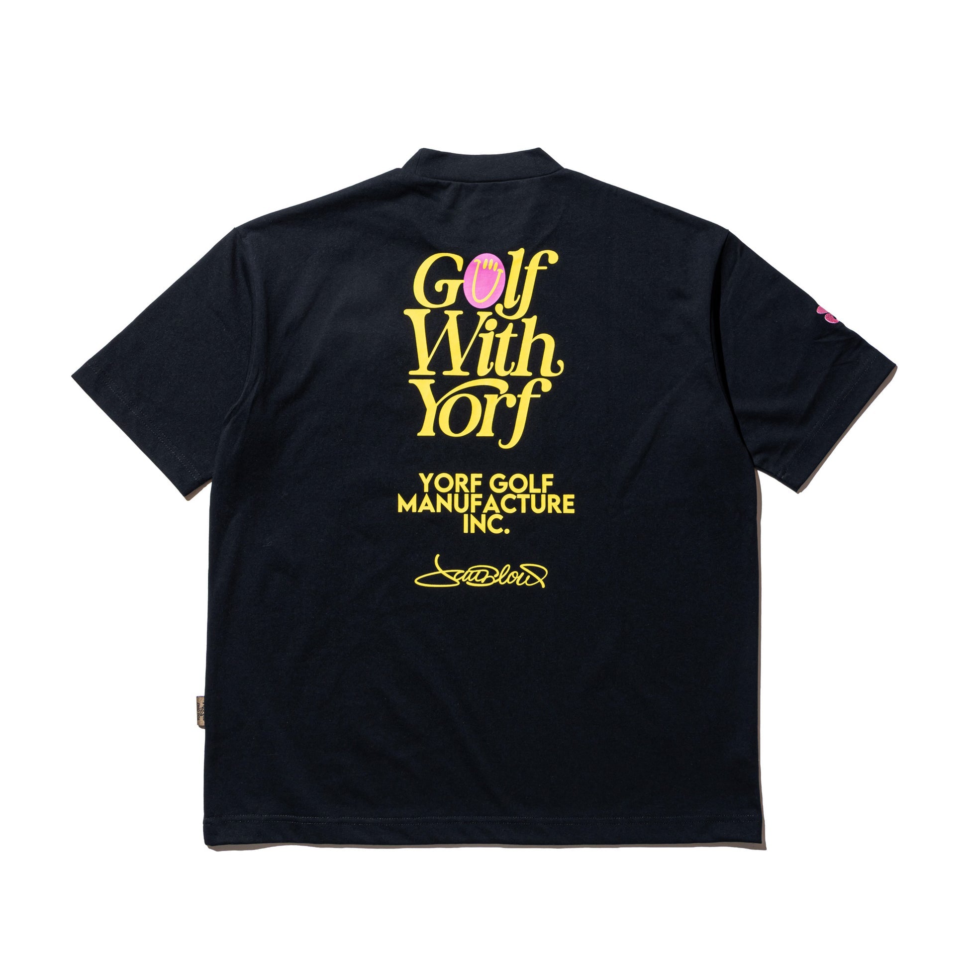 【YORF】SURF & YORF ロゴグラフィック モックネック WHITE（ZZYRF-1086130302）
