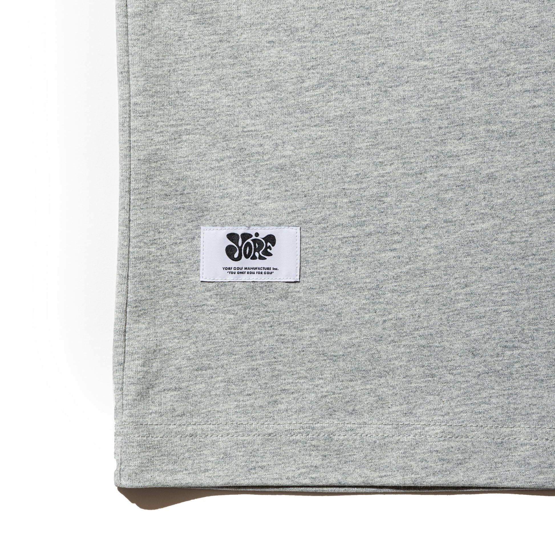 【YORF】グラフィックロゴ モックネック GRAY（ZZYRF-1086130303）