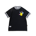【YORF】スマイルフラワーモックネック WOMAN BLACK（ZZYRF-1086130306）