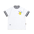 【YORF】スマイルフラワーモックネック WOMAN WHITE（ZZYRF-1086130306）