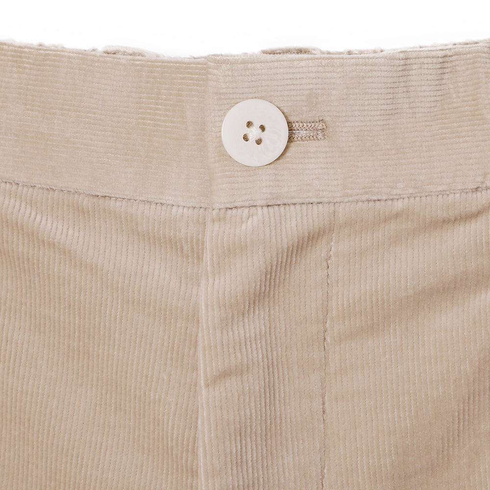 【YORF】コーデュロイワンウォッシュパンツ BEIGE（ZZYRF-1086160301）