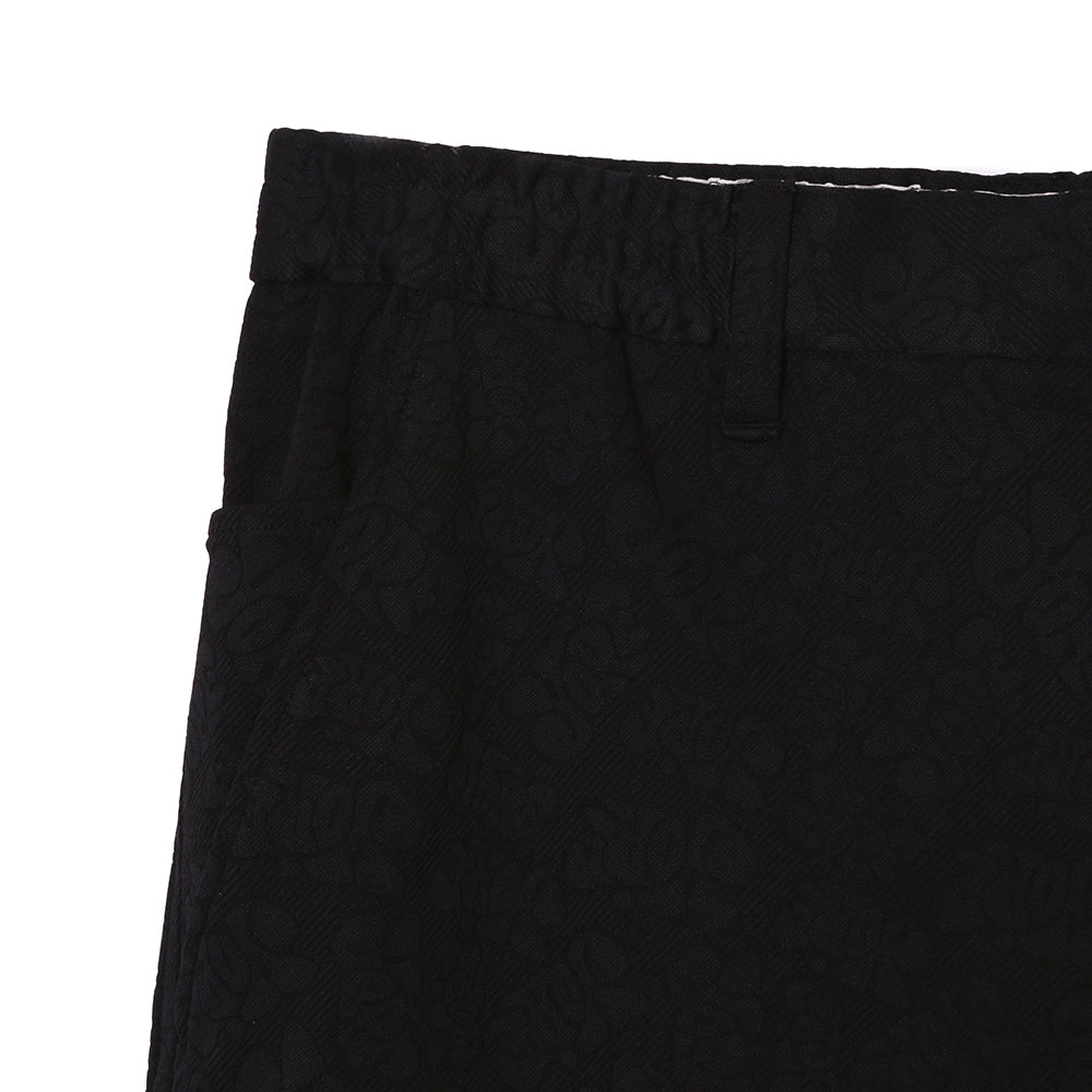 【YORF】YORFジャガードショートパンツ BLACK（ZZYRF-1086160302）