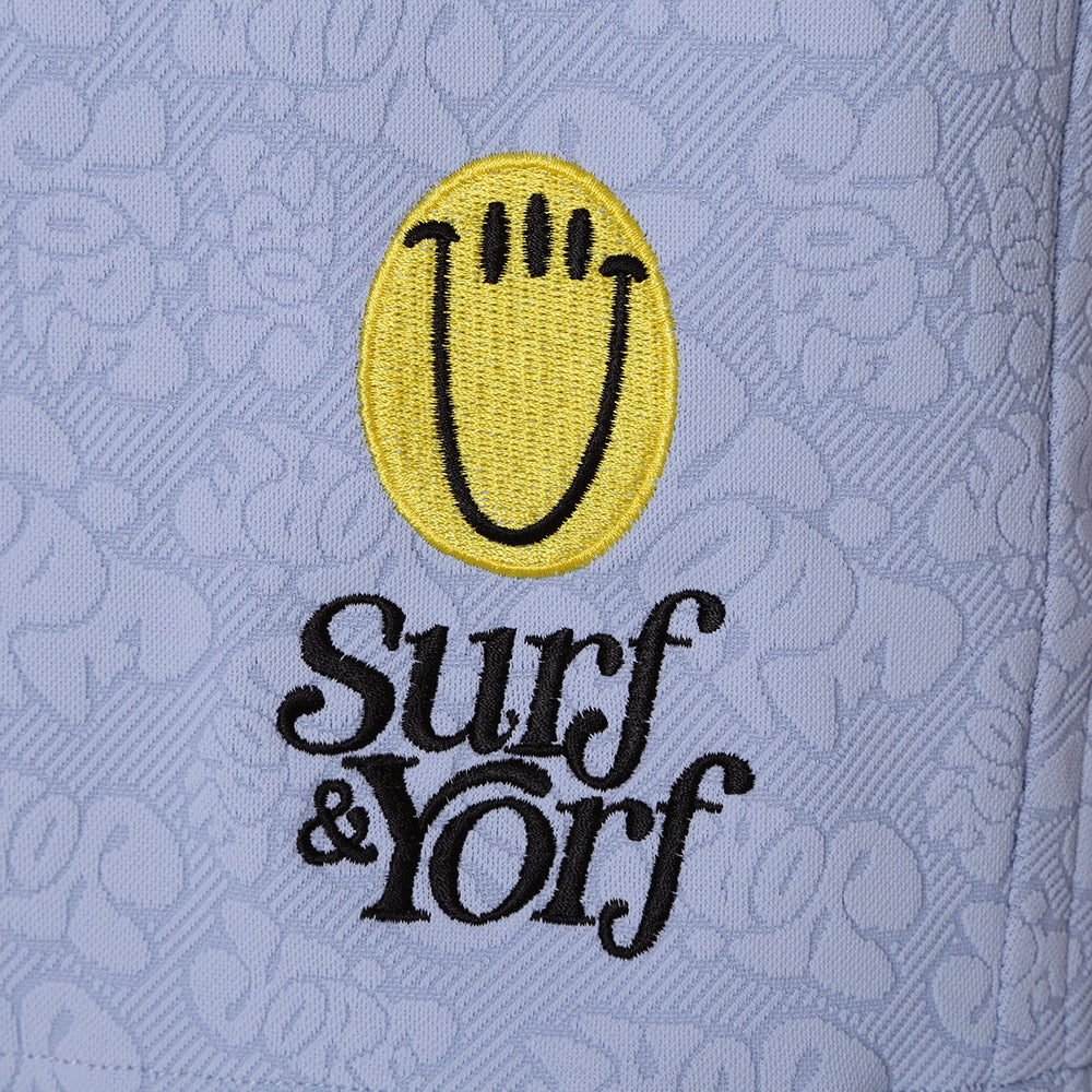 【YORF】YORFジャガードショートパンツ BLUE（ZZYRF-1086160302）