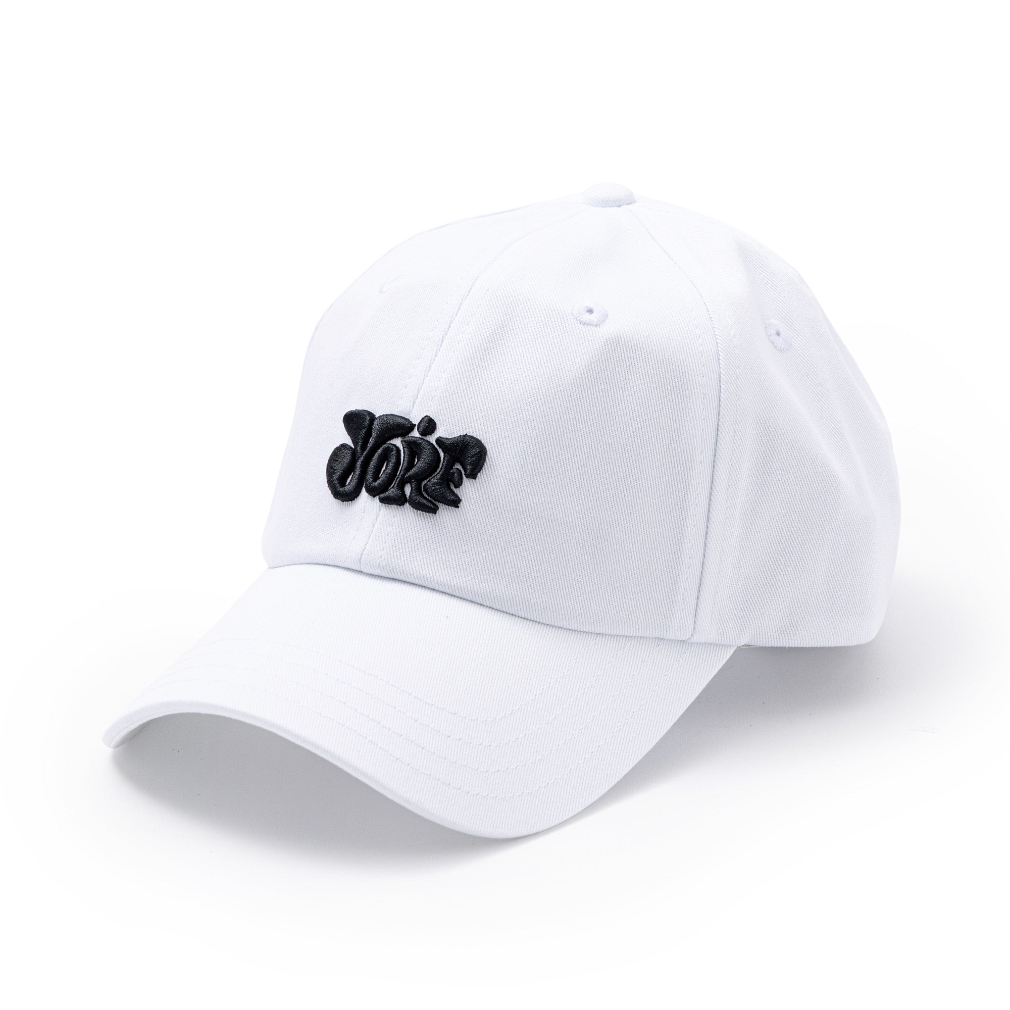 【YORF】ベーシックロゴキャップ WHITE