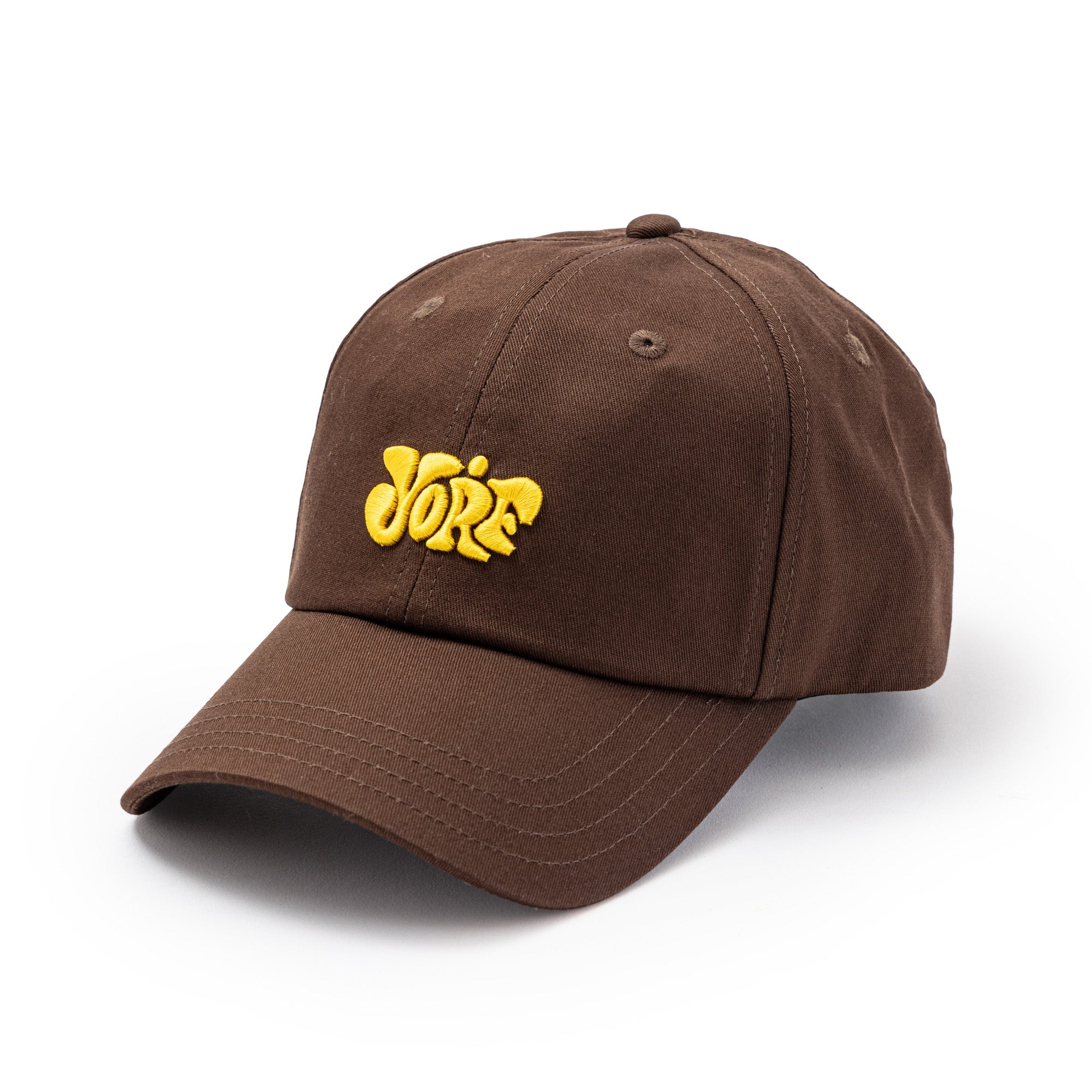 【YORF】ベーシックロゴキャップ BROWN