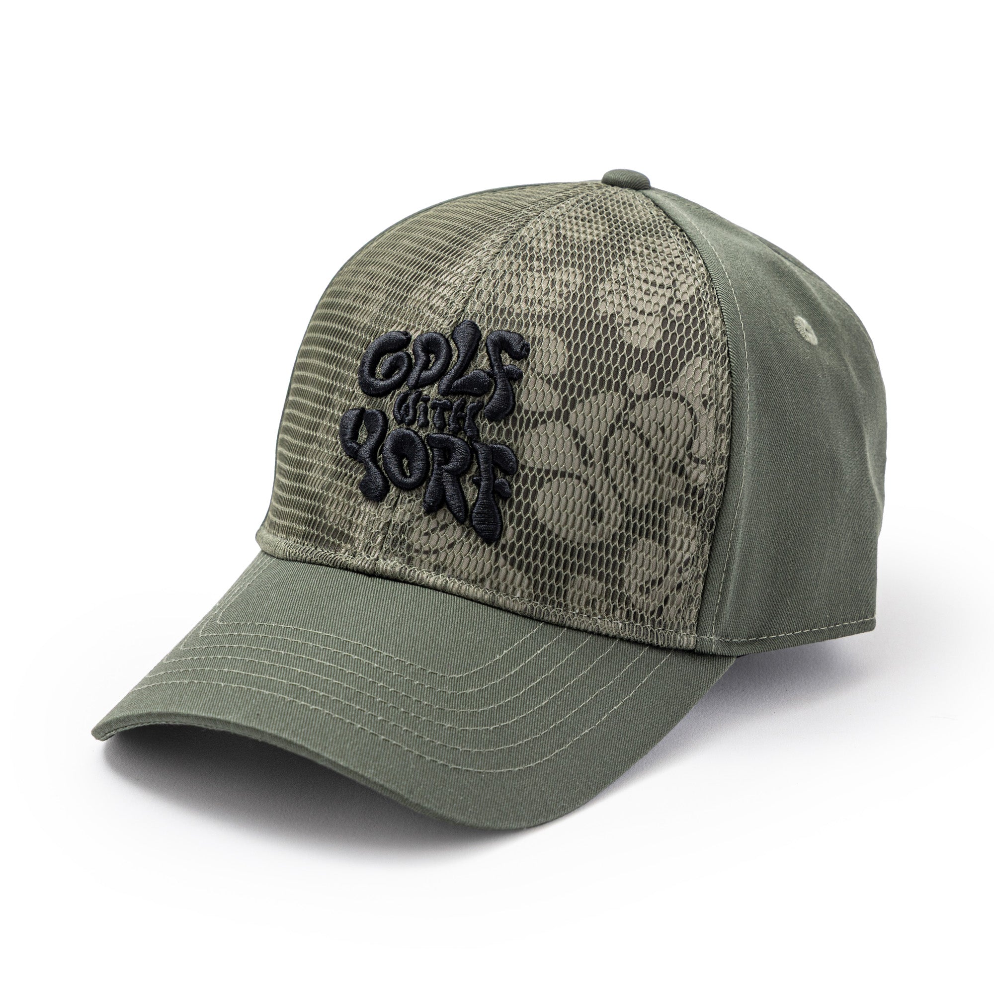 【YORF】ベースボールメッシュキャップ KHAKI (ZZYRF-1086194302)