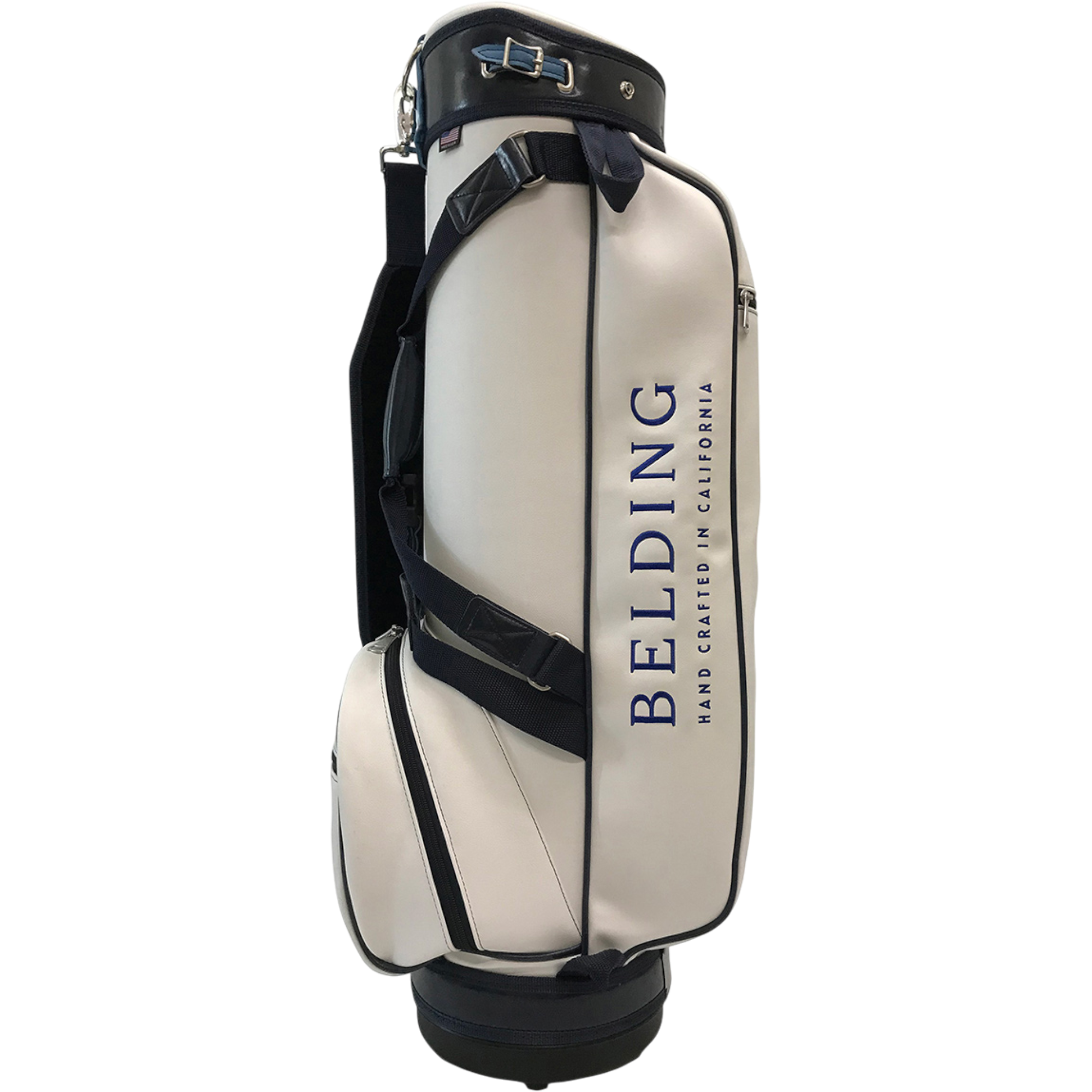 【BELDING】キャディバッグ 8.5インチ ブッシュワーカー RX（8.5インチ）ホワイト・エスプリ／マリーン・グレーズ   (model : HBCB-850148)
