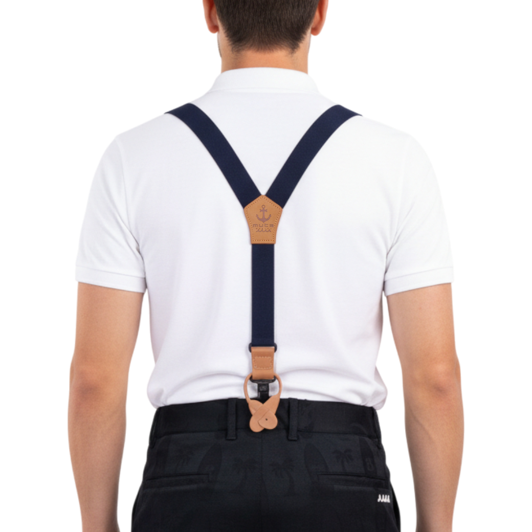 【muta】サスペンダー（ネイビー）MMSP-NV