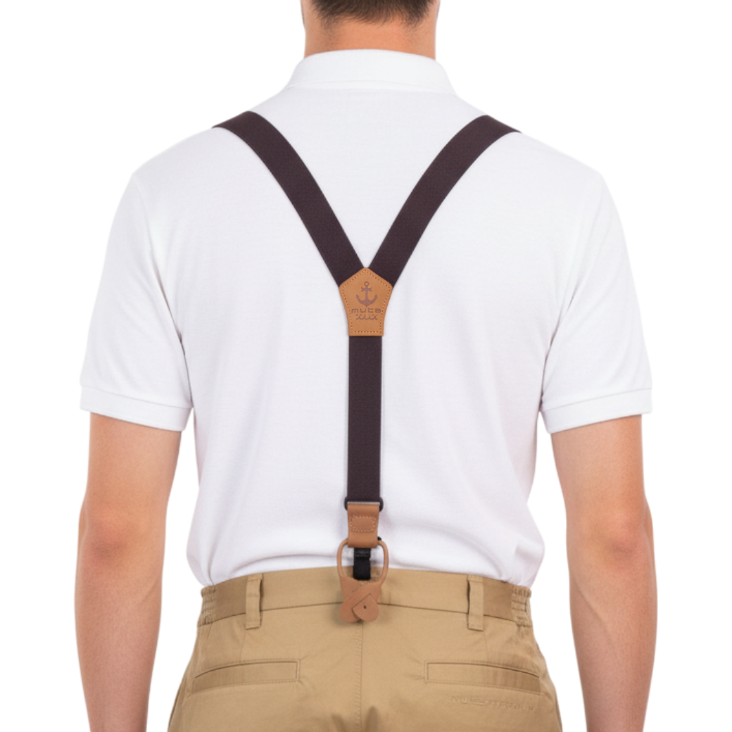 【muta】サスペンダー（ネイビー）MMSP-BR