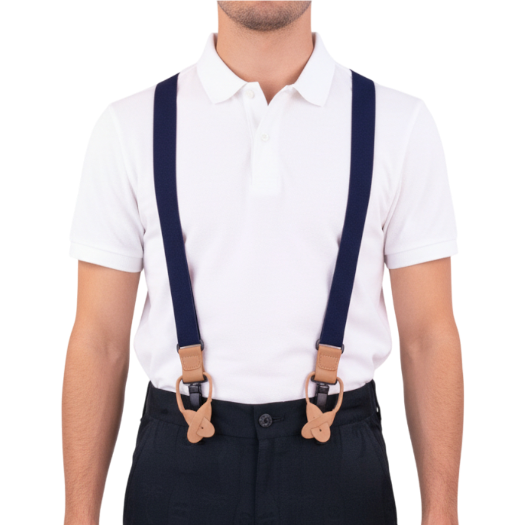 【muta】サスペンダー（ネイビー）MMSP-NV