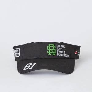 【rough&swell】TOUR SUN VISOR［BLACK］（RSA-23004）