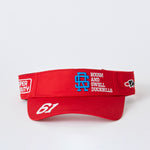 画像をギャラリービューアに読み込む, 【rough&amp;swell】TOUR SUN VISOR［RED］（RSA-23004）
