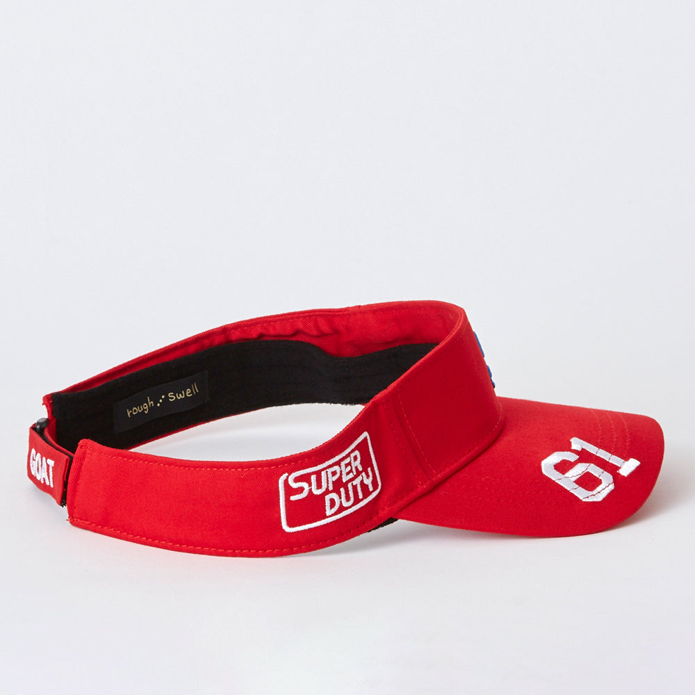 【rough&swell】TOUR SUN VISOR［RED］（RSA-23004）