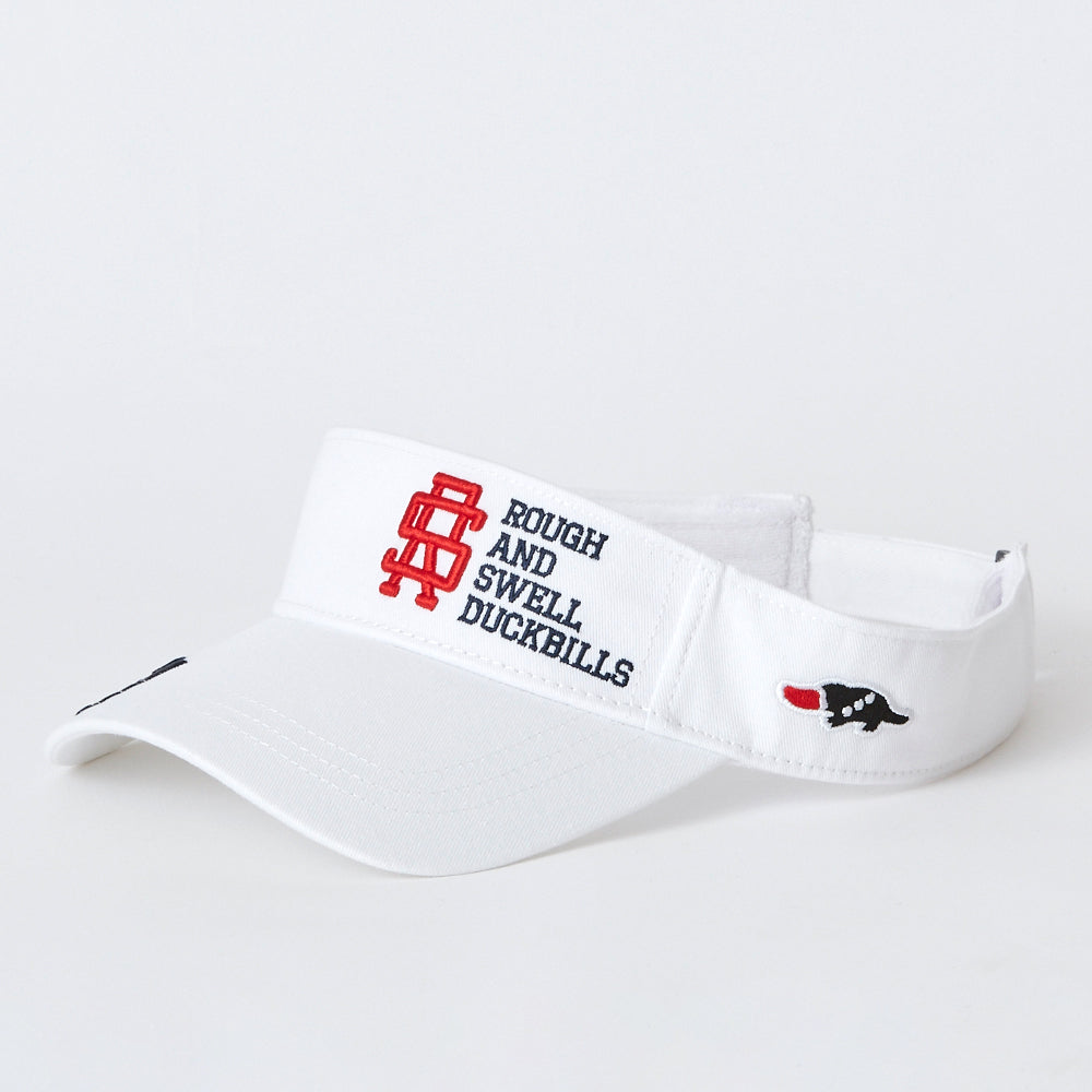 【rough&swell】TOUR SUN VISOR［WHITE］（RSA-23004）