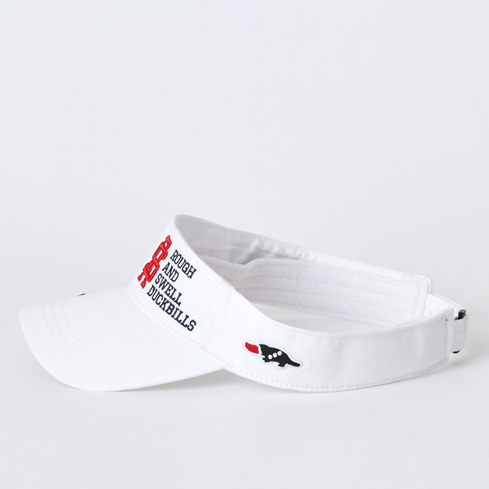 【rough&swell】TOUR SUN VISOR［WHITE］（RSA-23004）