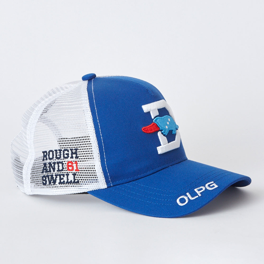 【rough＆swell】BIG D MESH CAP［BLUE］（RSA-23006）