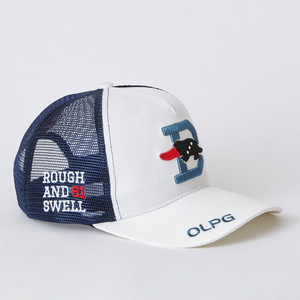 【rough＆swell】BIG D MESH CAP［WHITE］（RSA-23006）