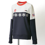 画像をギャラリービューアに読み込む, 【rough&amp;swell】BLIZZARD SWEAT W.［NAVY×WHITE］（RSL-22211）
