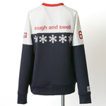 画像をギャラリービューアに読み込む, 【rough&amp;swell】BLIZZARD SWEAT W.［NAVY×WHITE］（RSL-22211）
