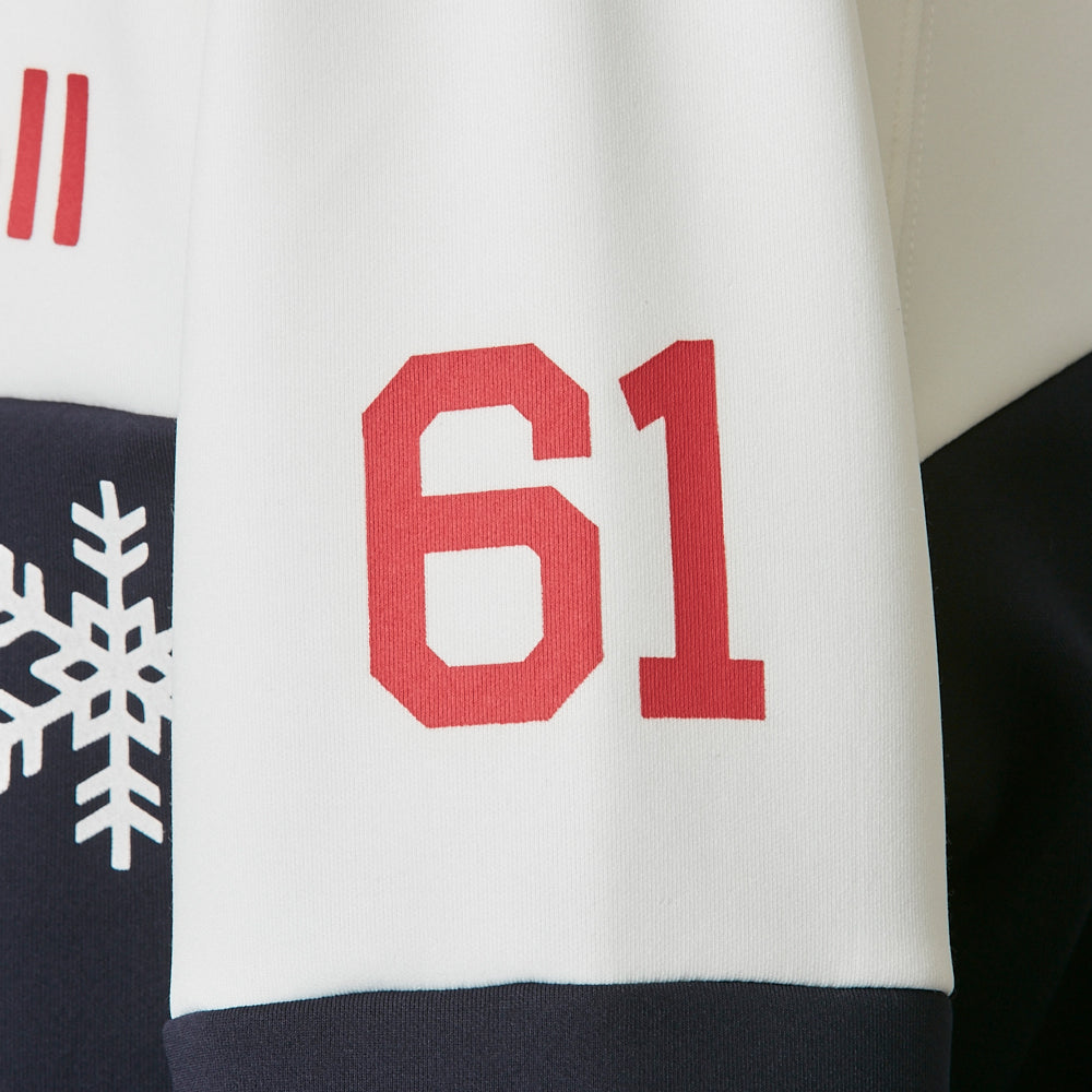 【rough&swell】BLIZZARD SWEAT W.［NAVY×WHITE］（RSL-22211）