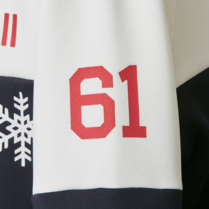 【rough&swell】BLIZZARD SWEAT W.［NAVY×WHITE］（RSL-22211）