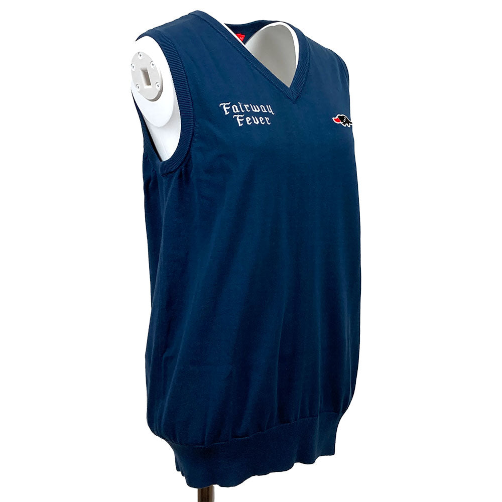 【rough&amp;swell】FAIRWAY FEVER VEST W.[LIGHT NAVY]M사이즈(RSL-22037)