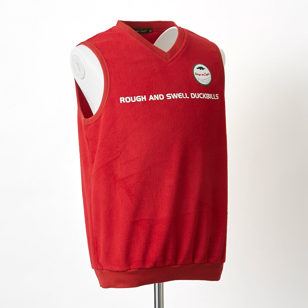 [rough&amp;swell] LOGO BALL VEST [RED] (RSM-22223)