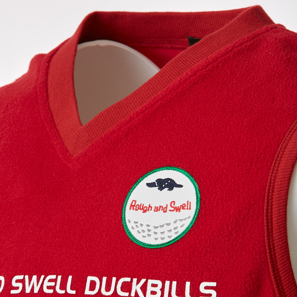 [rough&amp;swell] LOGO BALL VEST [RED] (RSM-22223)