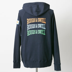 【rough&swell】MEN'S SANTA MONICA HOODIE［NAVY］（RSM-22239）