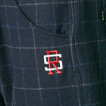 画像をギャラリービューアに読み込む, 【rough&amp;swell】CHECKED BOLT［NAVY］（RSM-22267）
