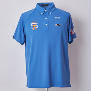 【rough&swell】MEN'S BIG D POLO［BLUE］（RSM-23010）