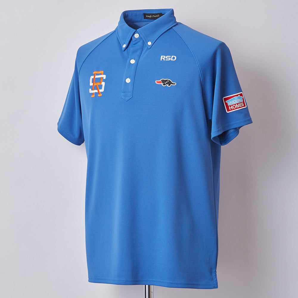 【rough&swell】MEN'S BIG D POLO［BLUE］（RSM-23010）