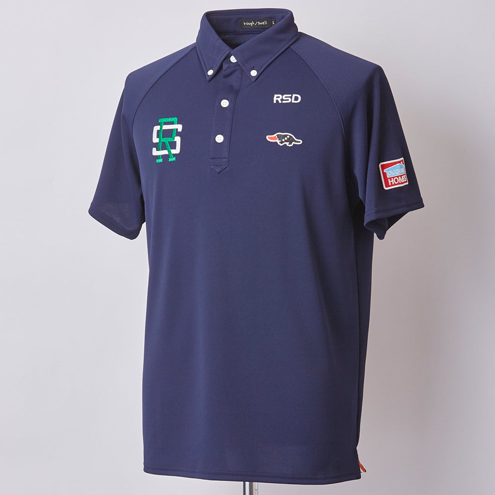 【rough&swell】MEN'S BIG D POLO［NAVY］（RSM-23010）