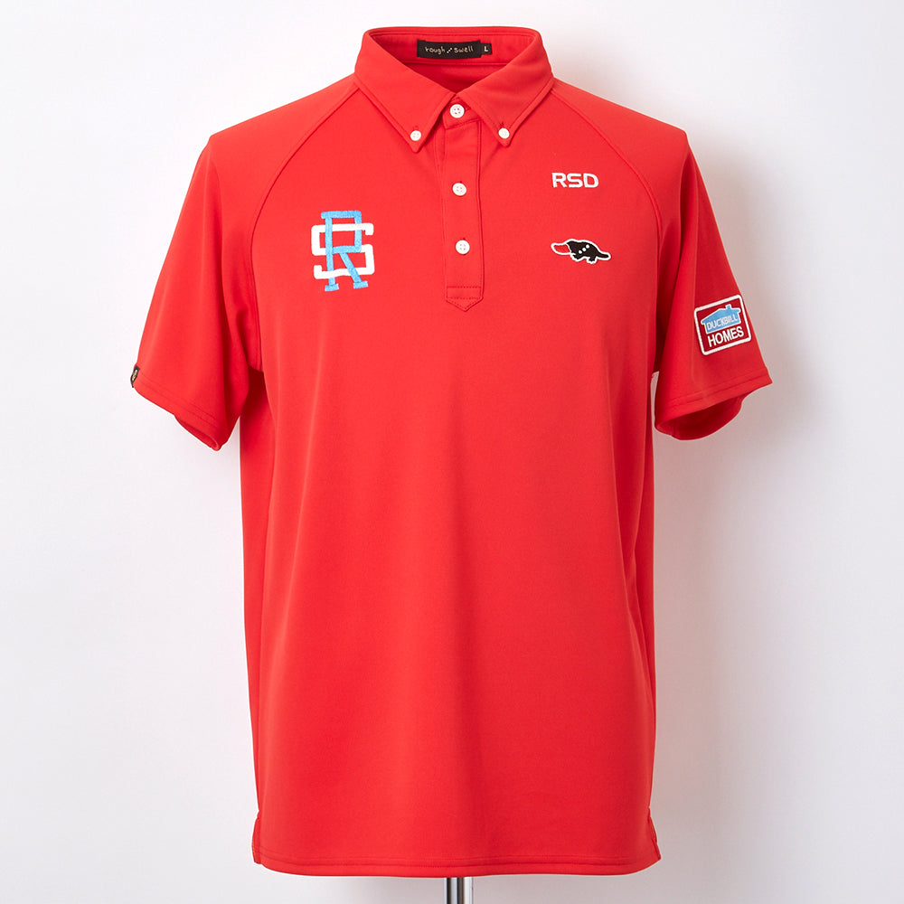 【rough&swell】MEN'S BIG D POLO［RED］（RSM-23010）