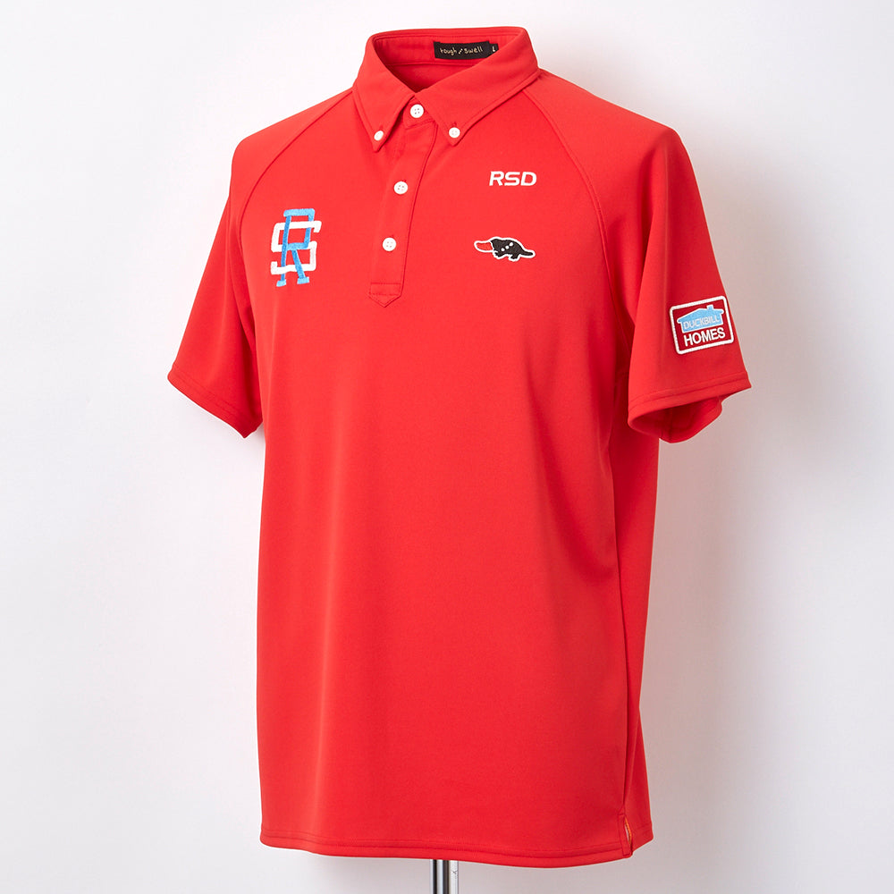 【rough&swell】MEN'S BIG D POLO［RED］（RSM-23010）