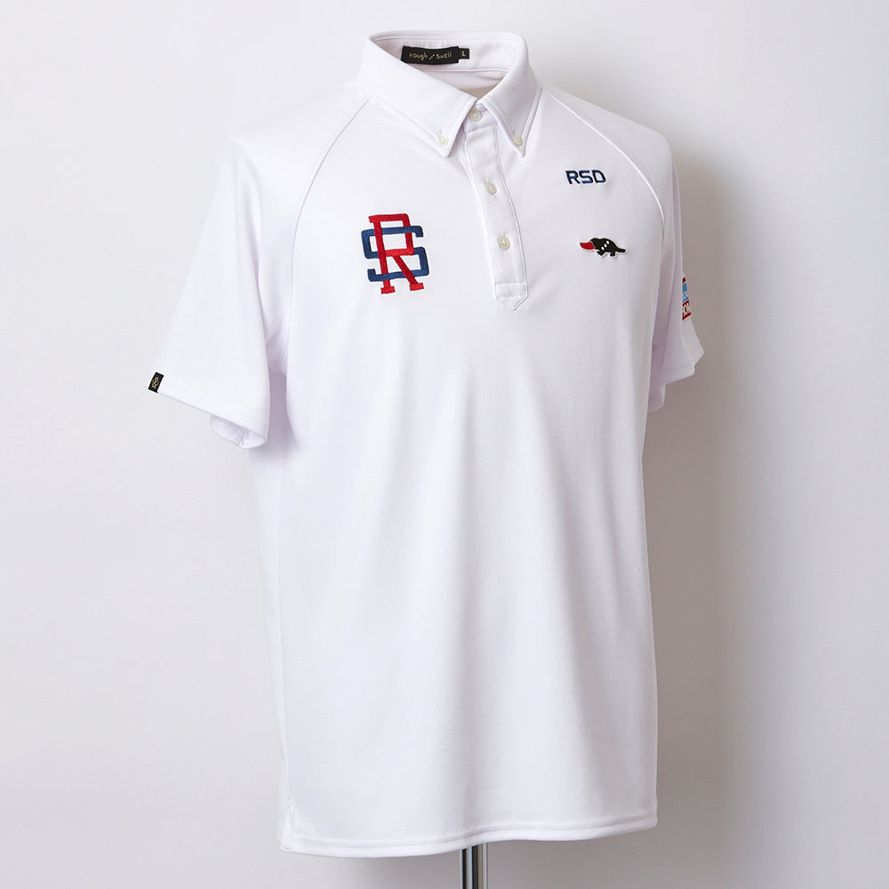 【rough&amp;swell】MEN'S BIG D POLO[WHITE](RSM-23010)