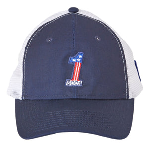 【yellow lobster】キャップ SCCA(YL-7200-NVWH) ［NAVY / WHITE］