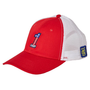 【yellow lobster】キャップ SCCA(YL-7200-RDWH) ［RED / WHITE］