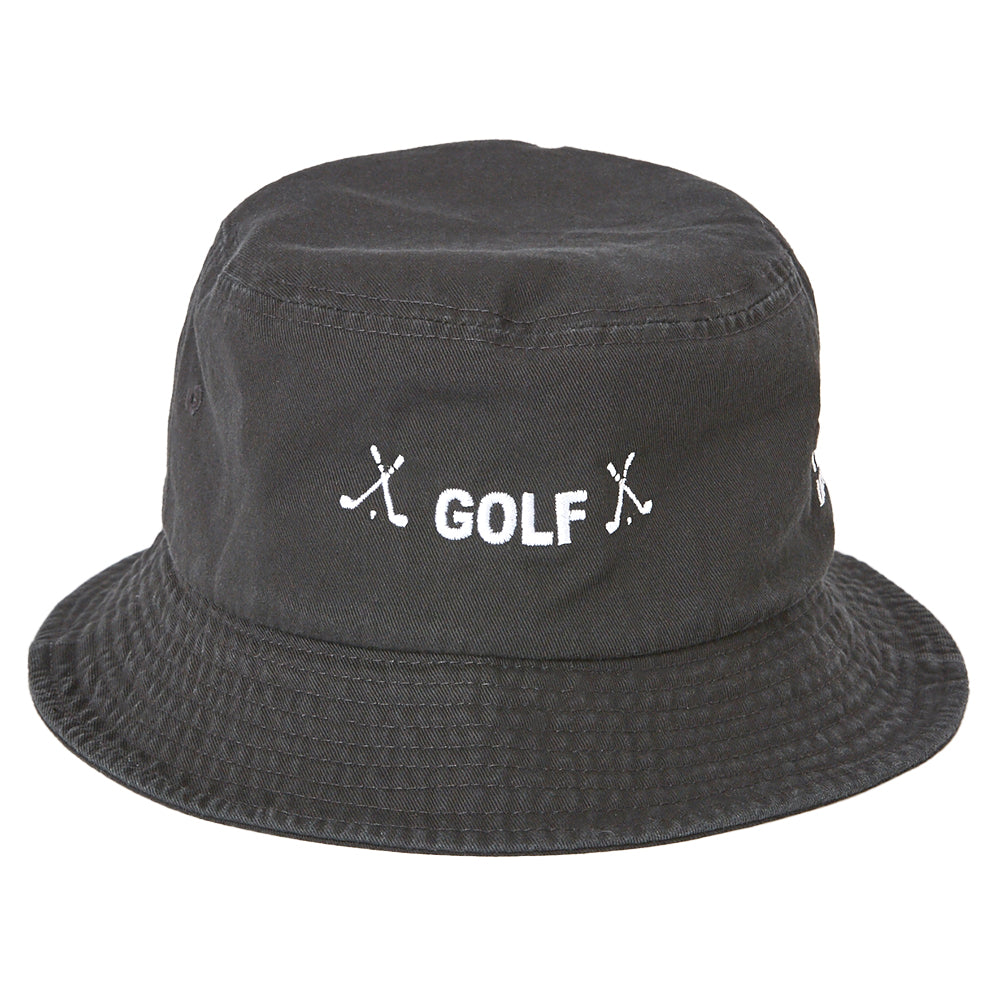 【yellow lobster】ハット SC GOLF(Bucket Cap)(YL-7500-BK)［BLACK］