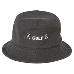 画像をギャラリービューアに読み込む, 【yellow lobster】ハット SC GOLF(Bucket Cap)(YL-7500-BK)［BLACK］
