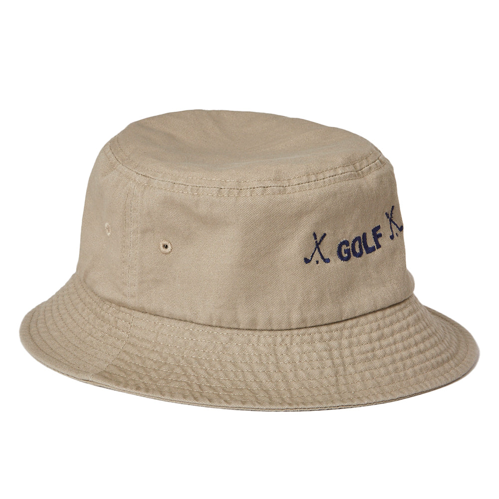 【yellow lobster】ハット SC GOLF(Bucket Cap)(YL-7500-KH)［KHAKI］