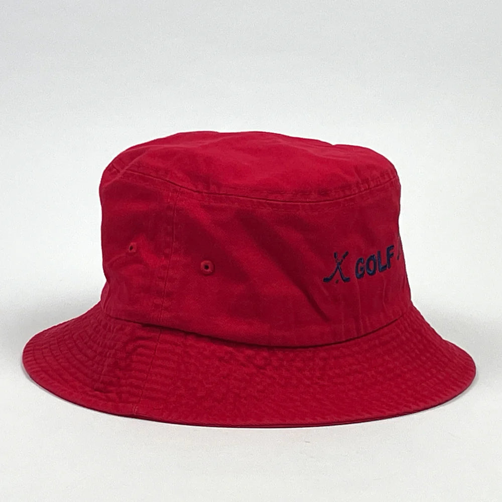 【yellow lobster】ハット SC GOLF(Bucket Cap)(YL-7500-RD)［RED］