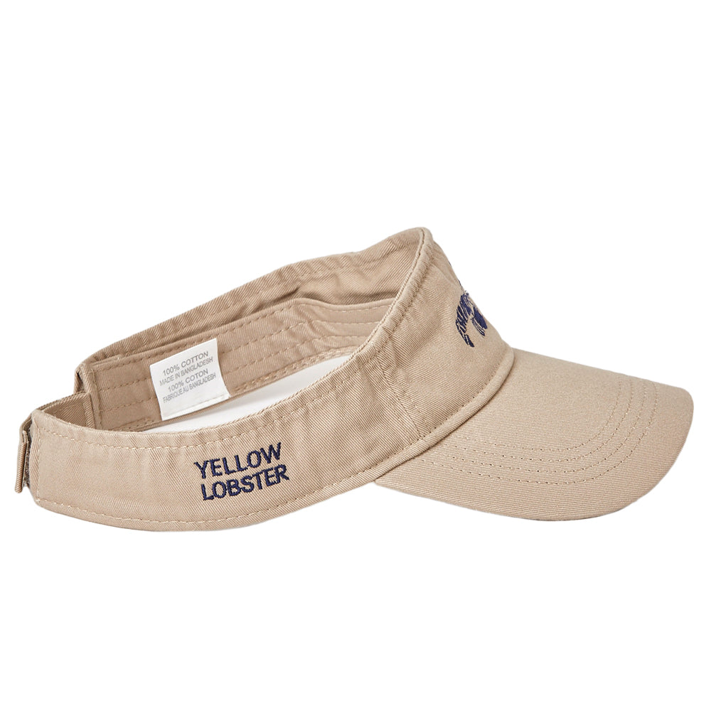 【yellow lobster】サンバイザー Lobster(Washed Visor) (YL-7600-KH)［KHAKI］