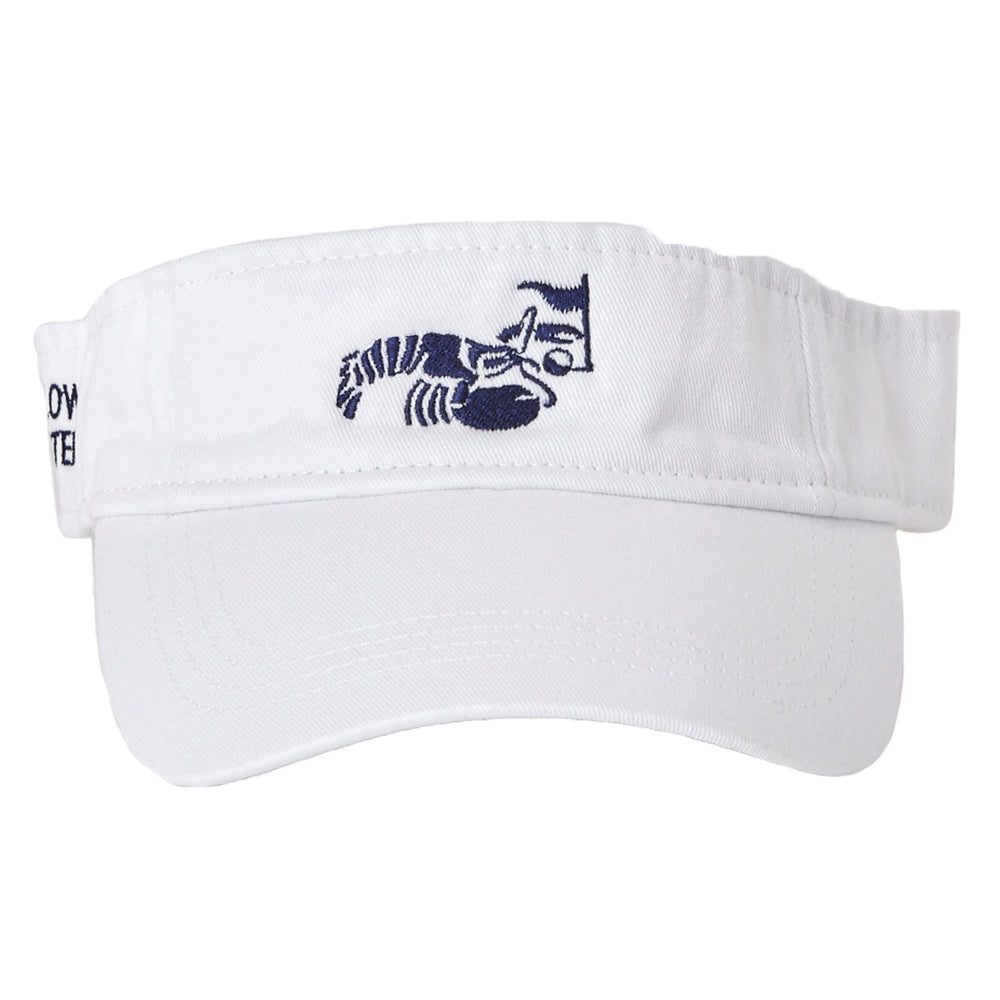 【yellow lobster】サンバイザー Lobster(Washed Visor) (YL-7600-WH)［WHITE］